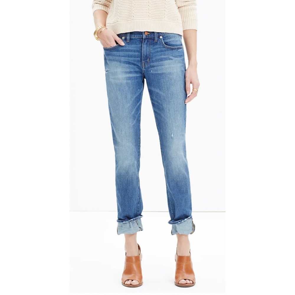 Madewell Slim Boyjean in Hatfield Wash